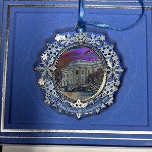 White House Christmas Ornament 2003